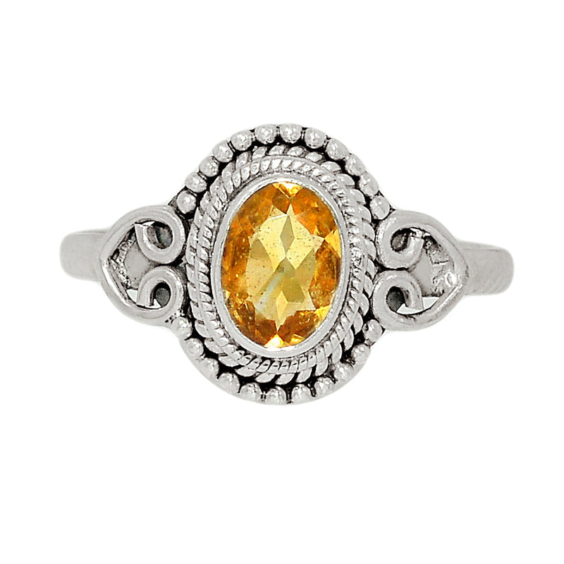 Small Filigree - Citrine Ring - CITR1264