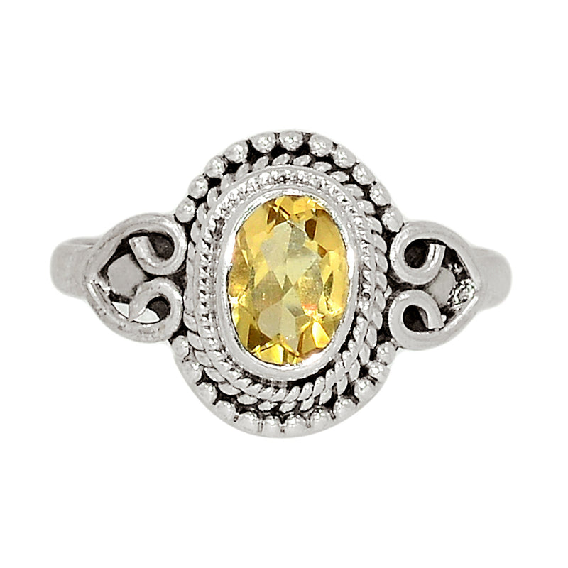 Small Filigree - Citrine Ring - CITR1273