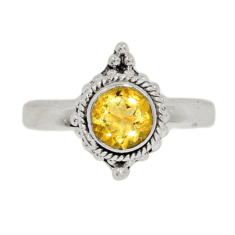 Small Filigree - Citrine Ring - CITR1276