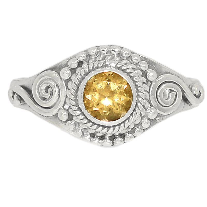 Small Filigree - Citrine Ring - CITR1350