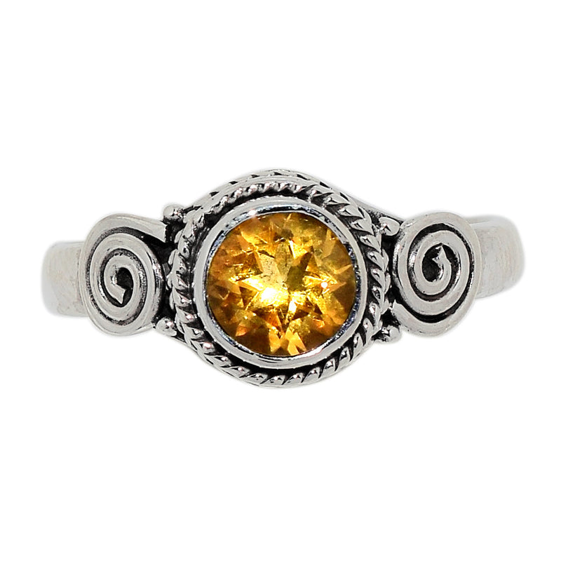 Small Filigree - Citrine Ring - CITR876