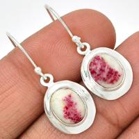 Cinnabar in Scapolite Earring - CNBE296
