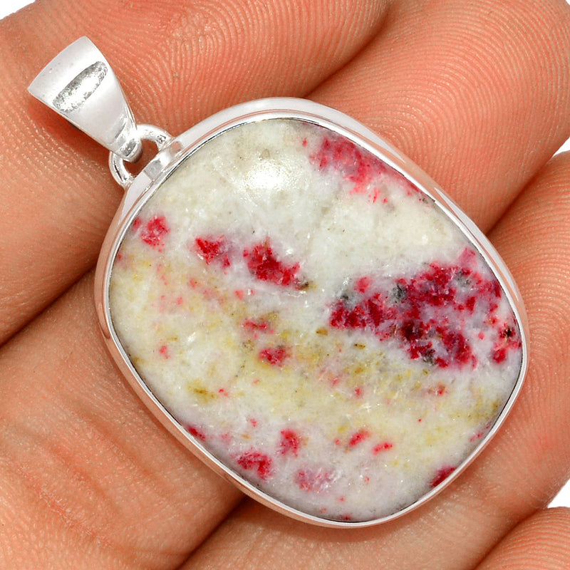 1.6" Cinnabar In Scapolite Pendants - CNBP746