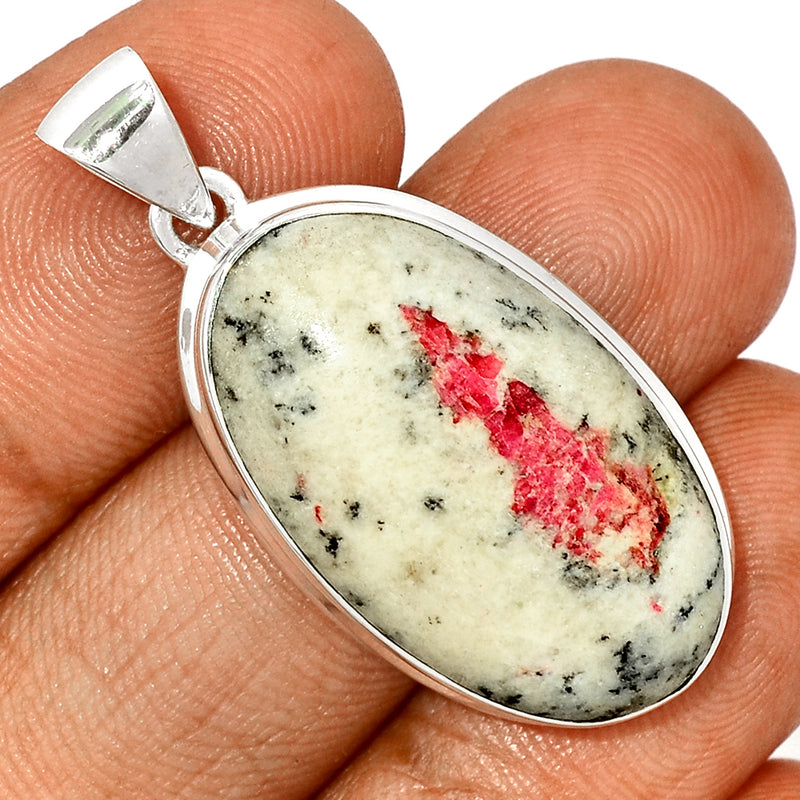 1.6" Cinnabar In Scapolite Pendants - CNBP766