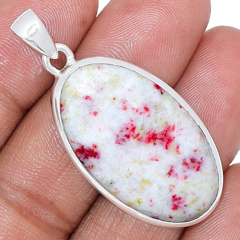 1.6" Cinnabar In Scapolite Pendants - CNBP775