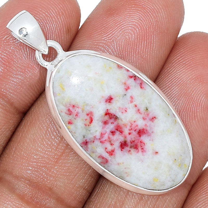 1.6" Cinnabar In Scapolite Pendants - CNBP794