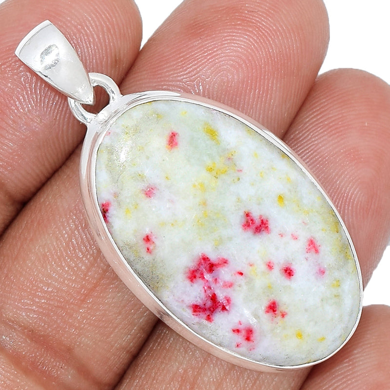 1.6" Cinnabar In Scapolite Pendants - CNBP811