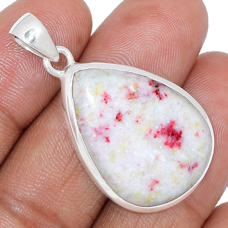 1.5" Cinnabar In Scapolite Pendants - CNBP815