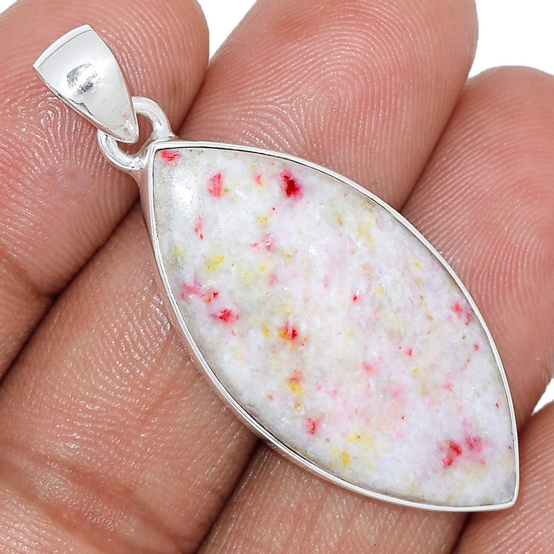 1.7" Cinnabar In Scapolite Pendants - CNBP827