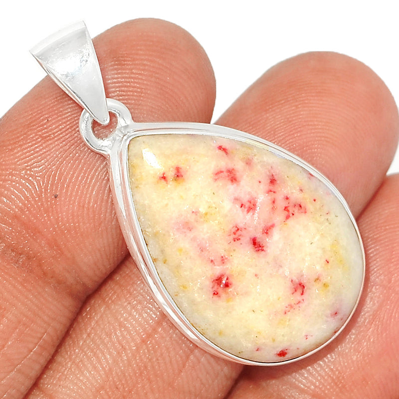 1.6" Cinnabar In Scapolite Pendants - CNBP845