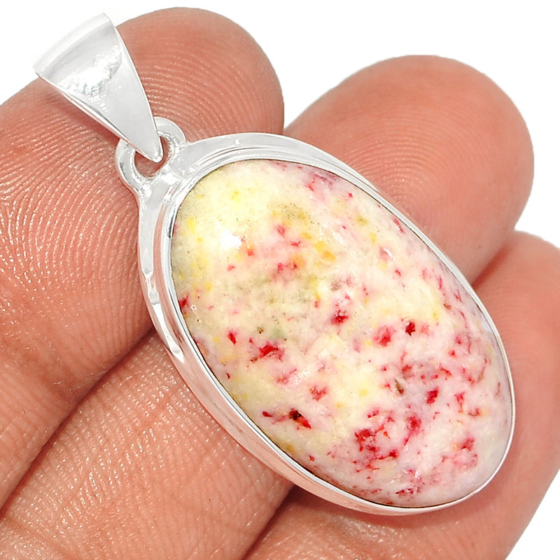 1.6" Cinnabar In Scapolite Pendants - CNBP868