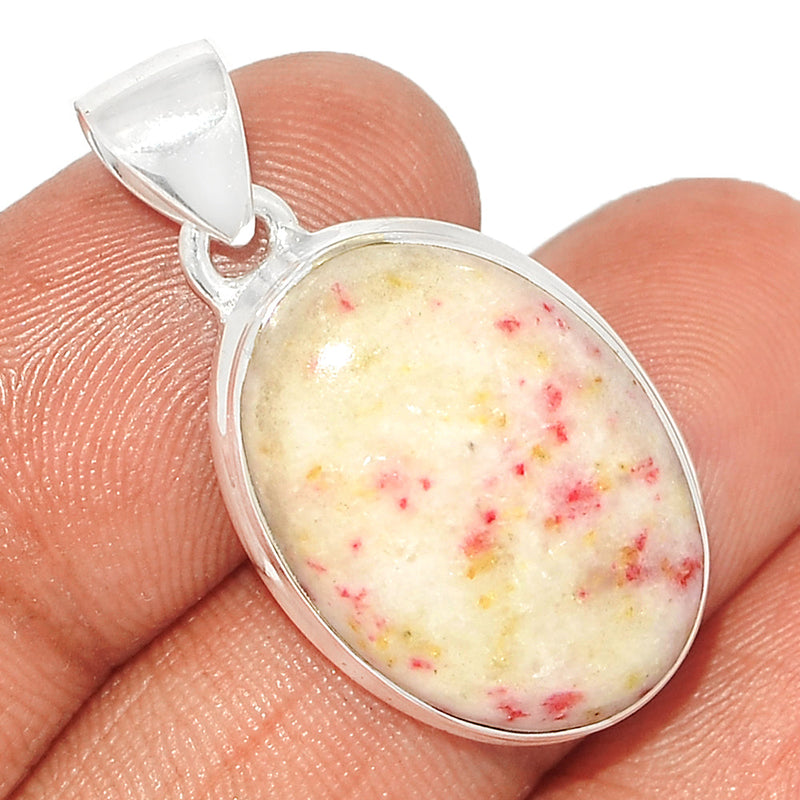 1.3" Cinnabar In Scapolite Pendants - CNBP872