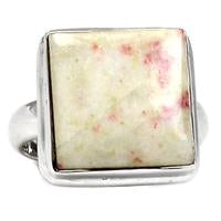 Cinnabar in Scapolite Ring-CNBR223