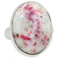 Cinnabar in Scapolite Ring-CNBR389