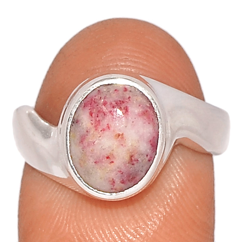 Solid - Cinnebar In Scapolite Ring - CNBR517