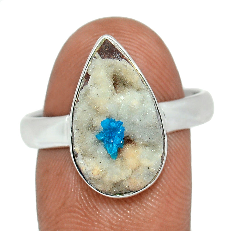 Cavansite Crystal Ring - CNCR246