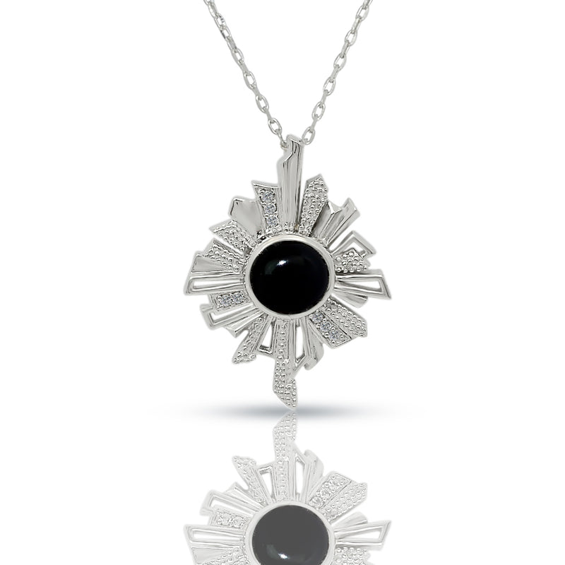 Black Onyx Necklace - CNE1002BO Catalogue