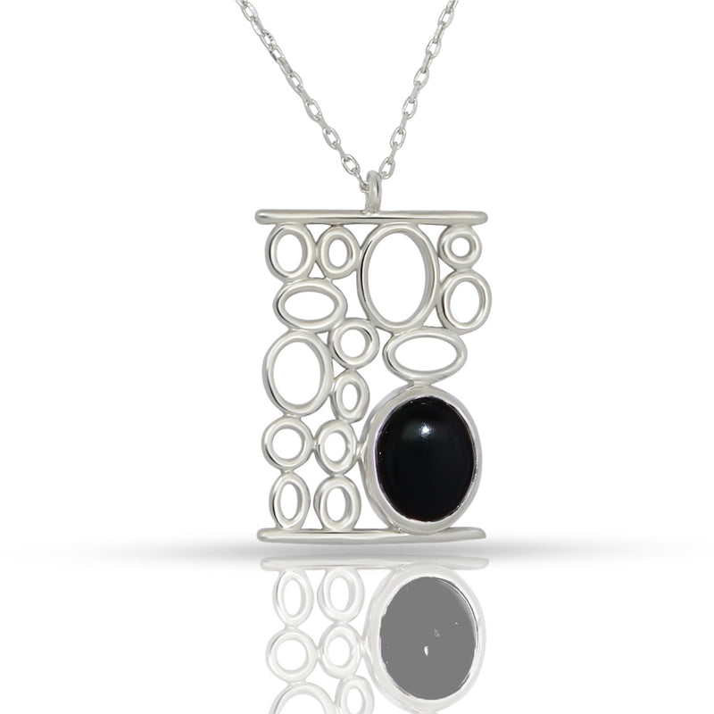 Black Onyx Necklace - CNE1001BO Catalogue