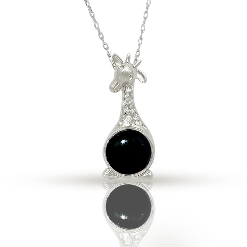 Giraffe - Black Onyx Necklace - CNE1006BO Catalogue