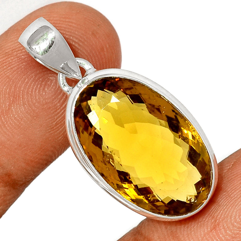 1.3" Cognac Quartz Pendants - CNQP143