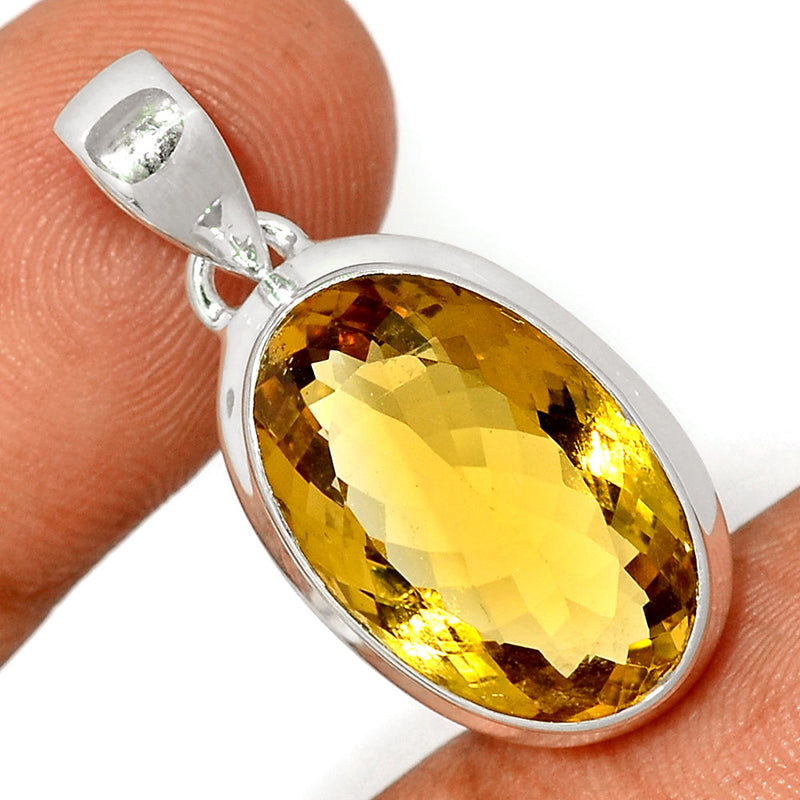 1.2" Cognac Quartz Pendants - CNQP148