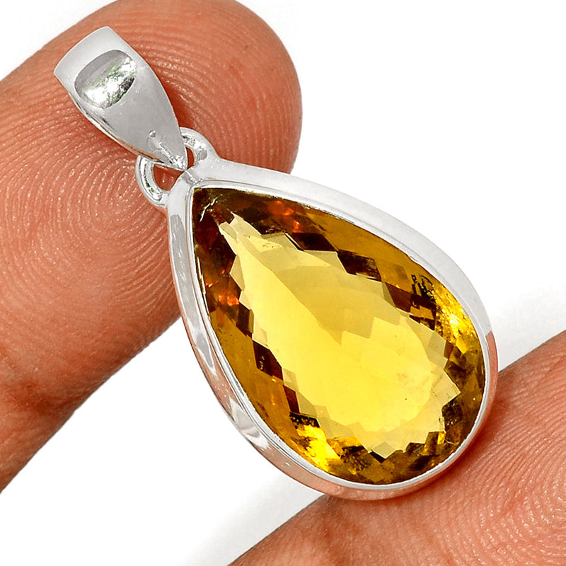 1.3" Cognac Quartz Pendants - CNQP149