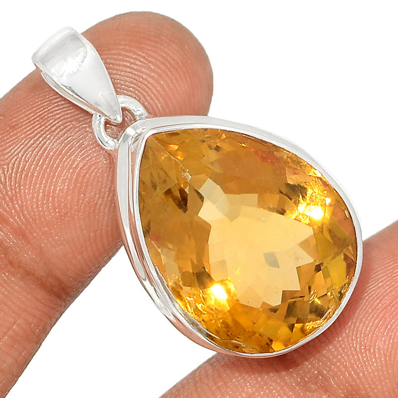 1.3" Cognac Quartz Pendants - CNQP152