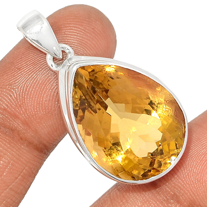 1.5" Cognac Quartz Pendants - CNQP157