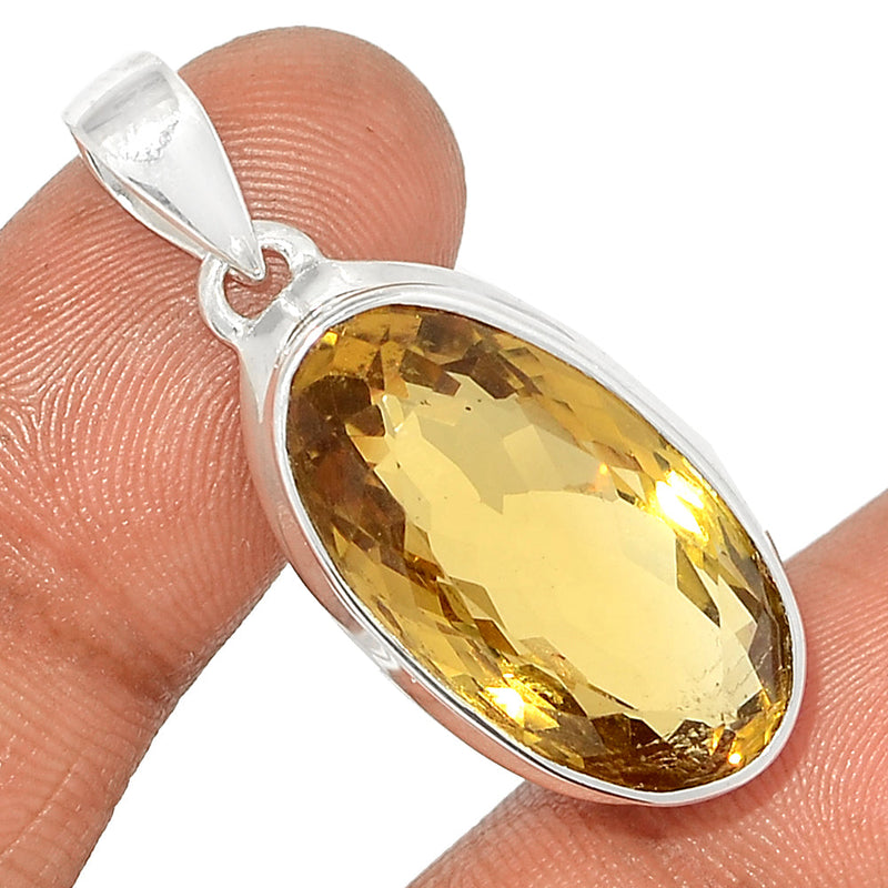 1.5" Cognac Quartz Pendants - CNQP158