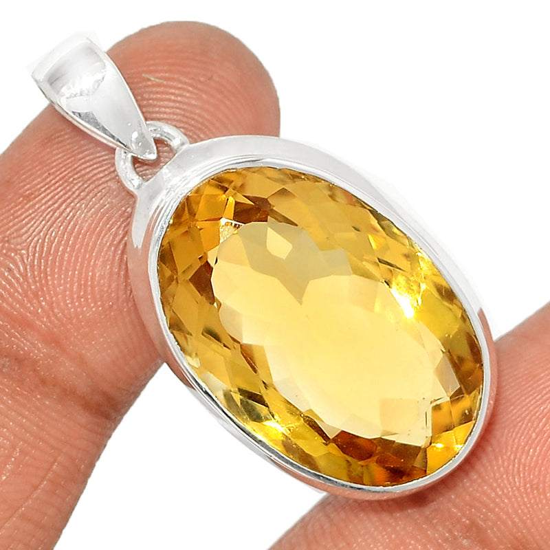 1.5" Cognac Quartz Pendants - CNQP160