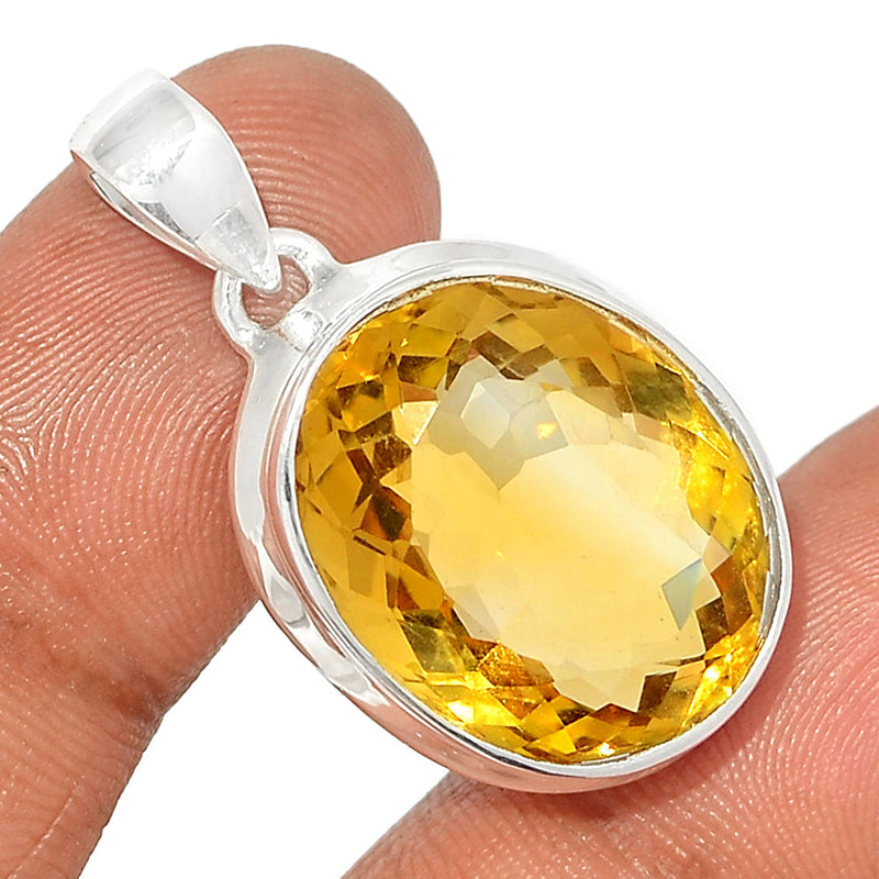 1.3" Cognac Quartz Pendants - CNQP161