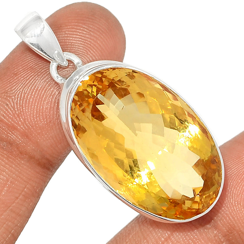 1.6" Cognac Quartz Pendants - CNQP172