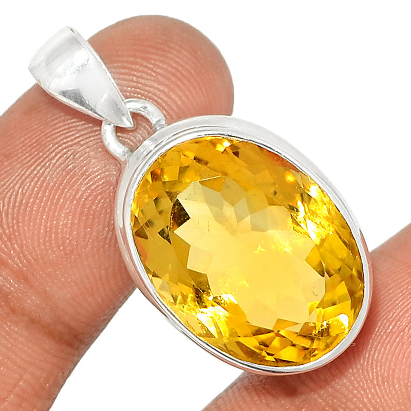 1.3" Cognac Quartz Pendants - CNQP175