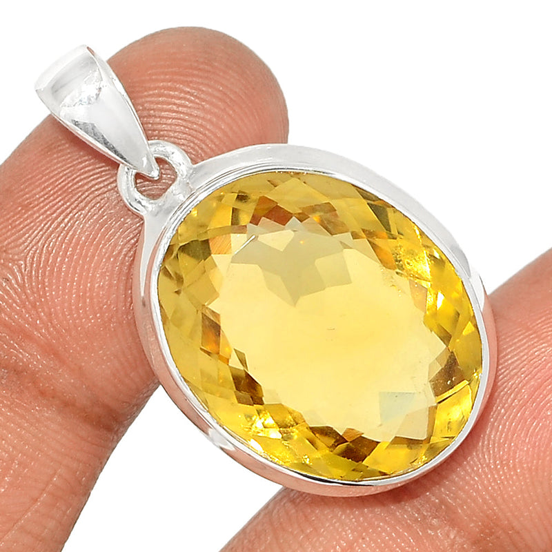 1.5" Cognac Quartz Pendants - CNQP179