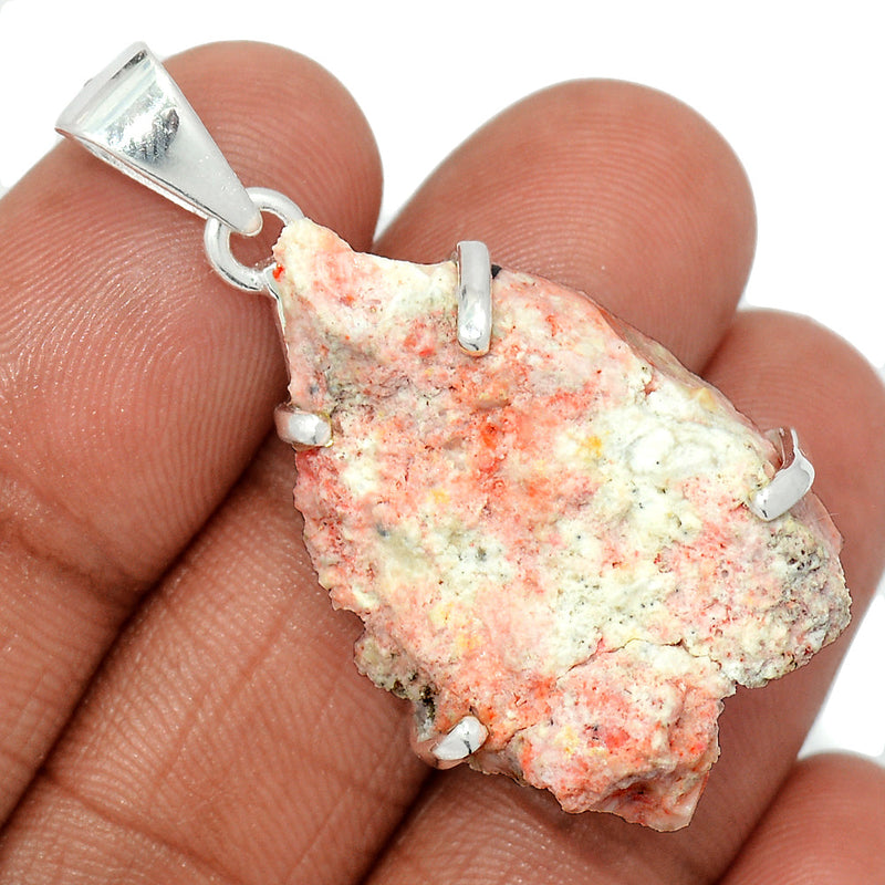1.7" Claw - Cinnabar Rough Pendants - CNRP9