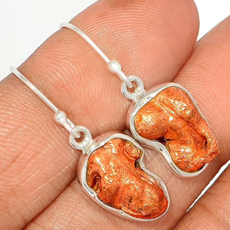 1.2" Copper Nuggets Earrings - CNTE15