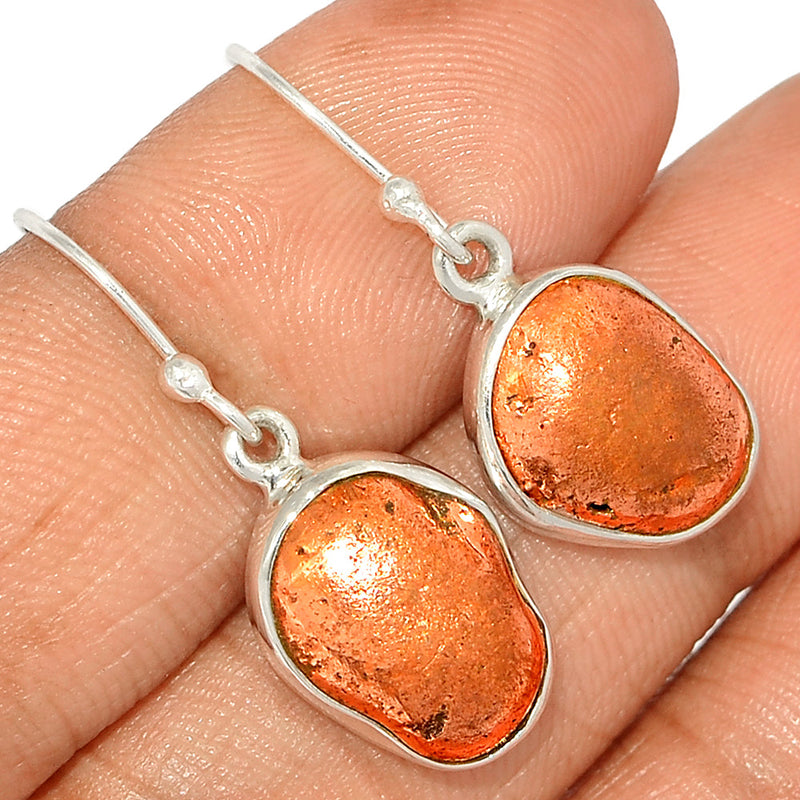 1.2" Copper Nuggets Earrings - CNTE22