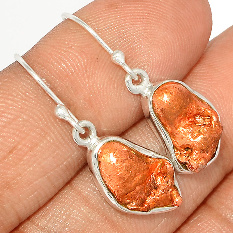 1.2" Copper Nuggets Earrings - CNTE29
