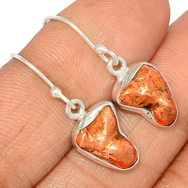 1.1" Copper Nuggets Earrings - CNTE30