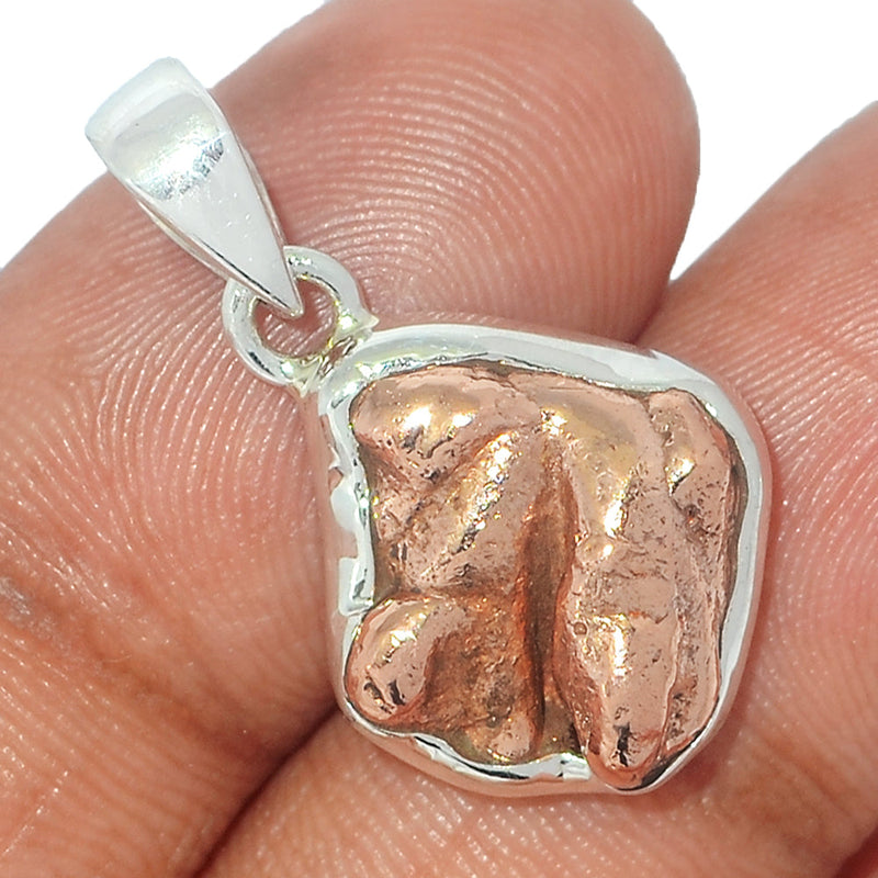 1.1" Copper Nuggets Pendants - CNTP286