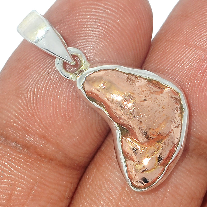 1.1" Copper Nuggets Pendants - CNTP287