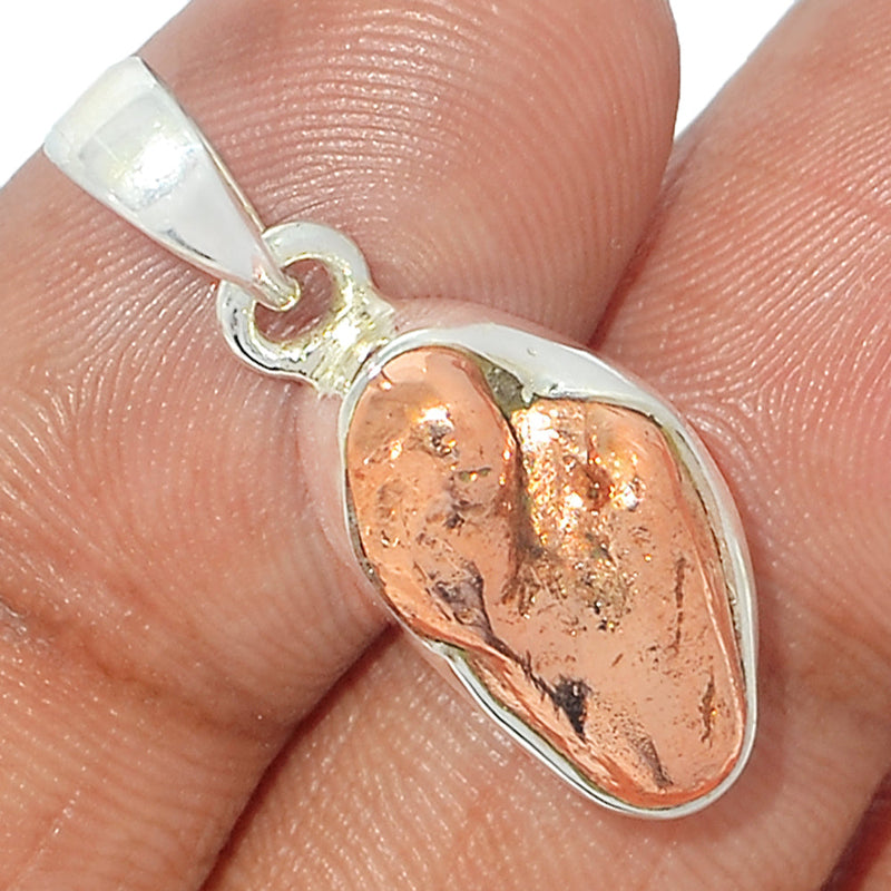 1.1" Copper Nuggets Pendants - CNTP293