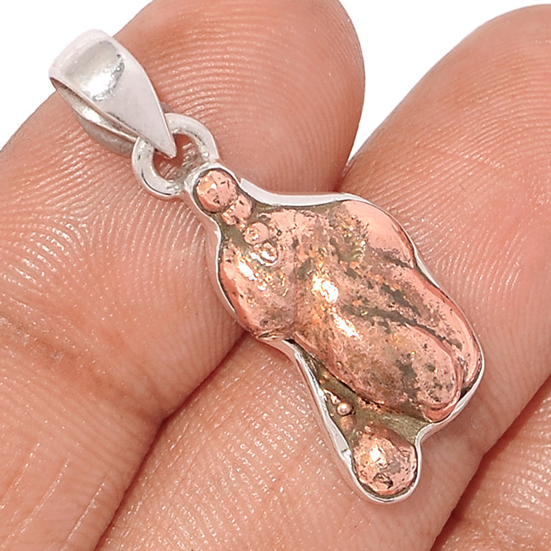 1.2" Copper Nuggets Pendants - CNTP308