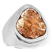 Copper Nuggets Ring - CNTR5