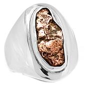 Copper Nuggets Ring - CNTR8