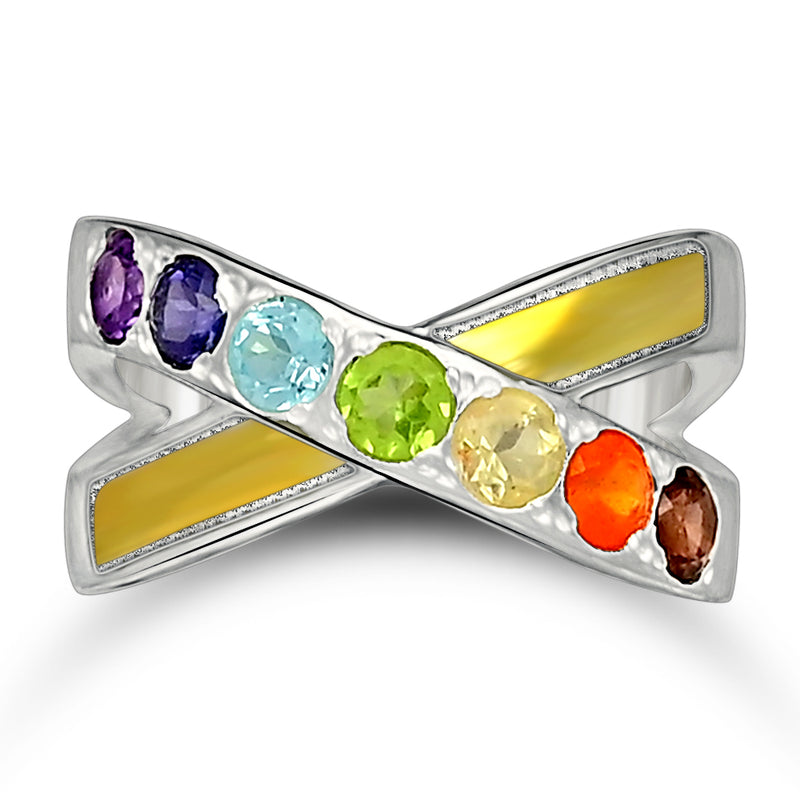 Chakra Jewelry Silver Ring - CP225