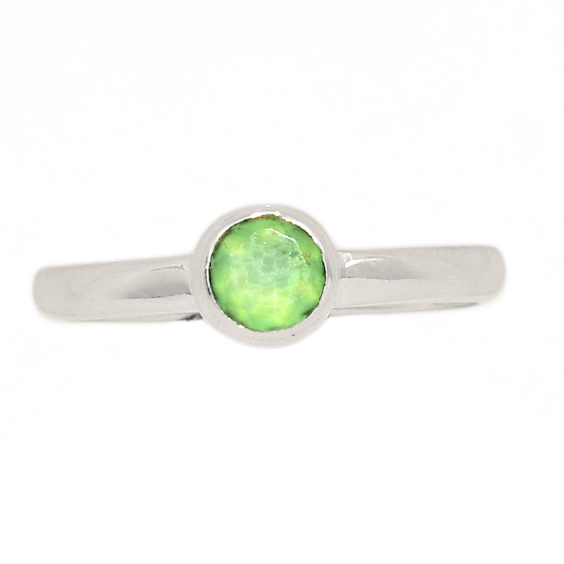 Chrysoprase Faceted Ring - CPFR150