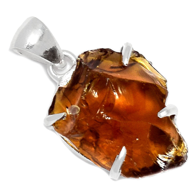 1.1" Claw - Cognac Quartz Rough Pendants - CQRP11