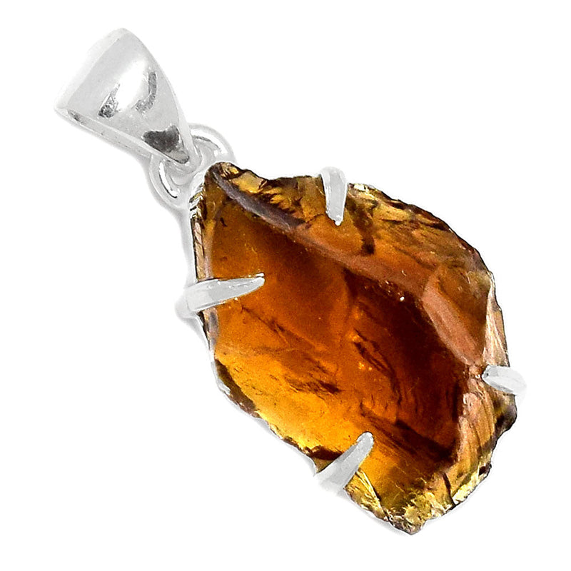 1.1" Claw - Cognac Quartz Rough Pendants - CQRP13