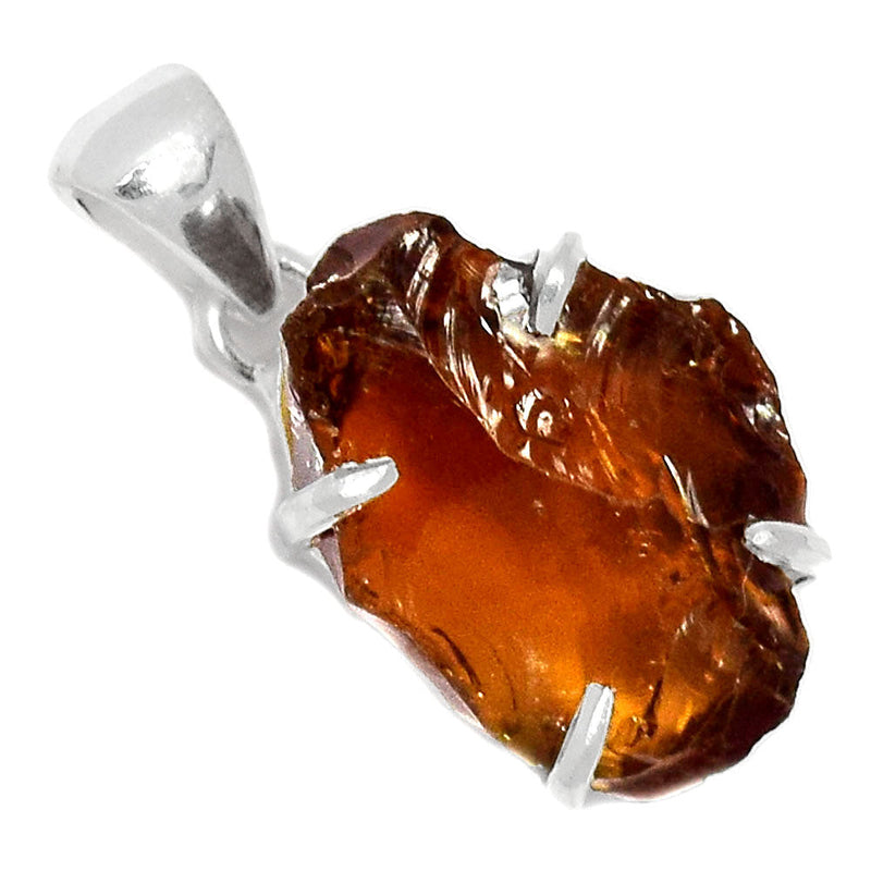 1" Claw - Cognac Quartz Rough Pendants - CQRP14